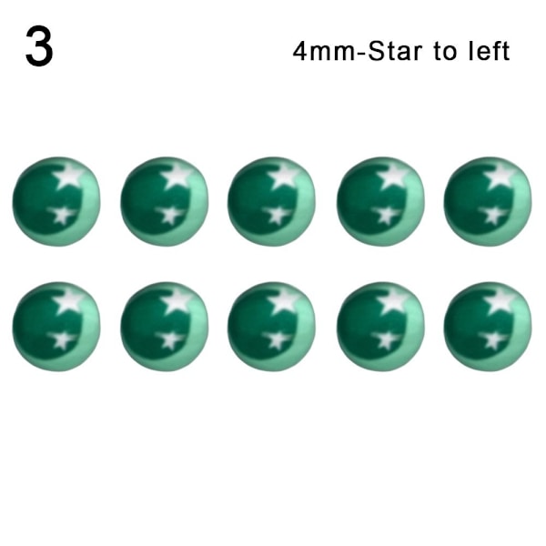 10 stk/5 par Eyes Crafts Eyes Puppet Crystal Eyes 4MM-STAR TO 4mm-Star to left3