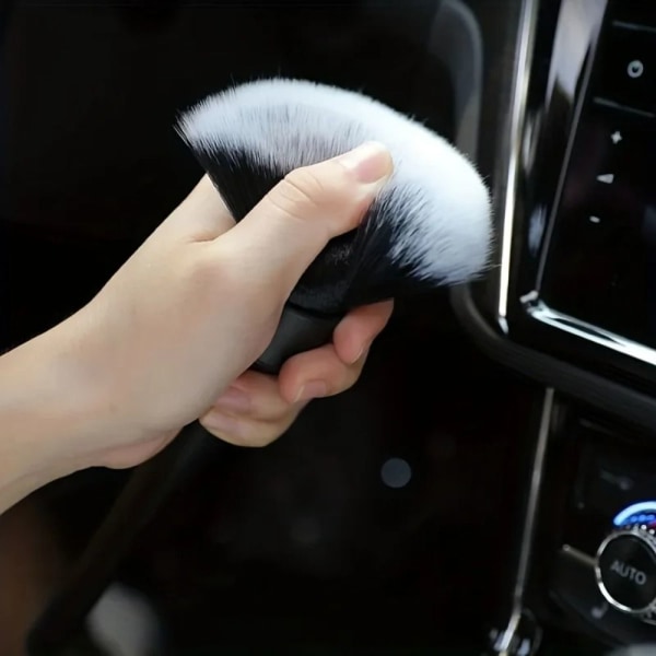 Car Dash Duster Brush Bilrengøringsværktøj SORT 16,5CM Black 16.5cm