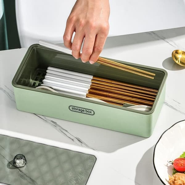 Bestikholder Chopstick Bur HVID White