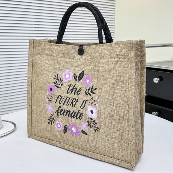 Pellavakangaskassi Beach Handbag 05 05 05