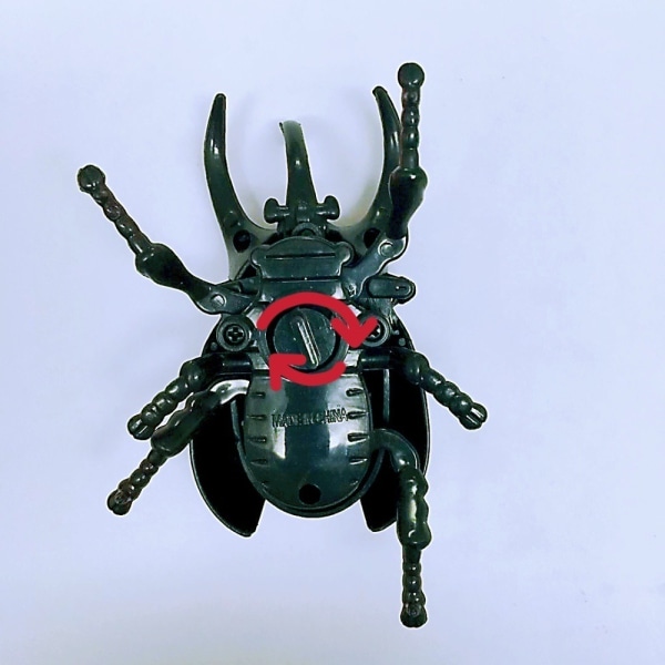 Wind-Up Beetle Creative Prankster Animeret Insekt GULD gold