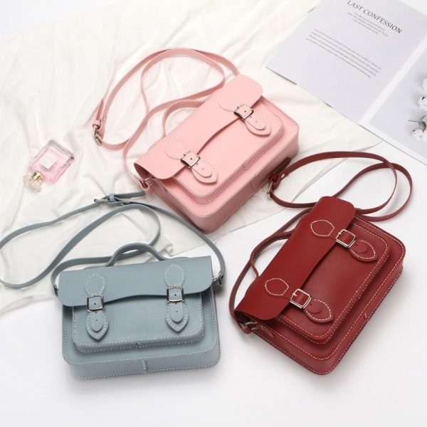 DIY Material Veske Skulder Crossbody Bag ROSA pink