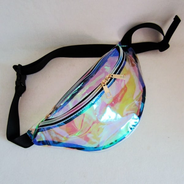 Sports Fanny Pack Crossbody brysttaske TRANSPARENT transparent
