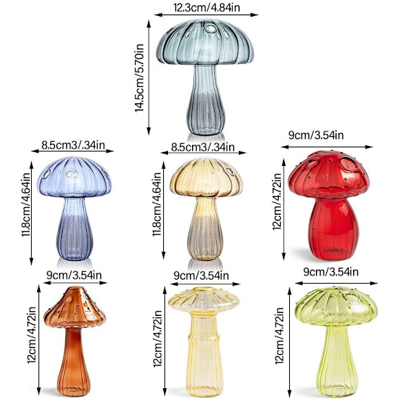 Blomflaska Glasvas BLÅ blue