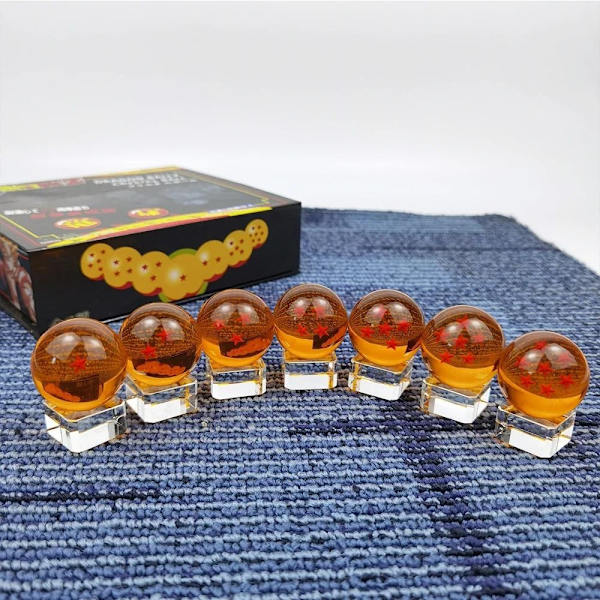 Dragon-Ball-figuurihartsi Seitsemän Dragon-Ball- set blue 4.3cm