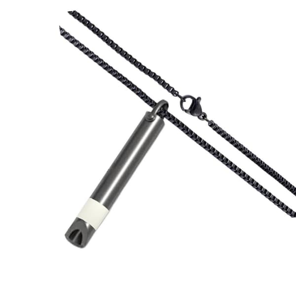 Mindful Puste Halskjede Mindful Anapana Puste Halskjede Silver