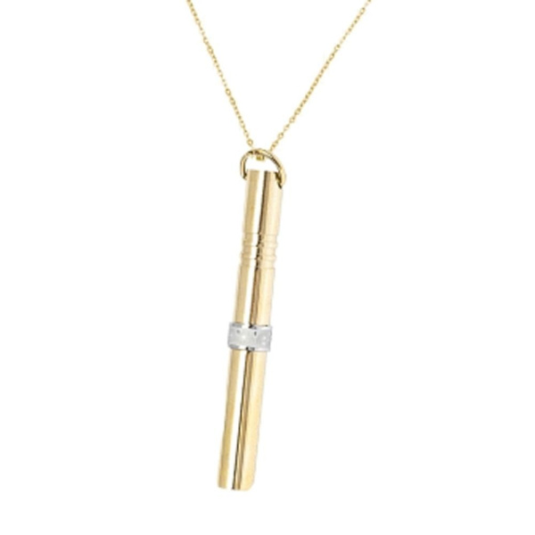 Mindful Breathing Necklace Mindful Anapana Breathing Necklace Silver
