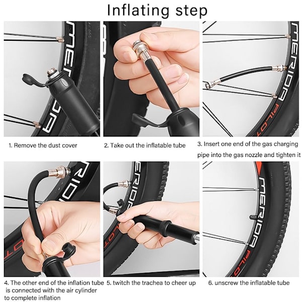 Mini Hand Pump Cykel Air Pump Tire Inflator