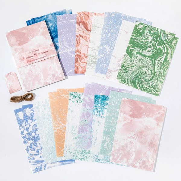 30 stk samling av Microlight Series Material Paper Vintage 05