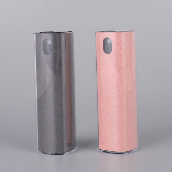 2 KPL 10 ml Hajusuihke Pullo Nestesäiliö HARMAA grey