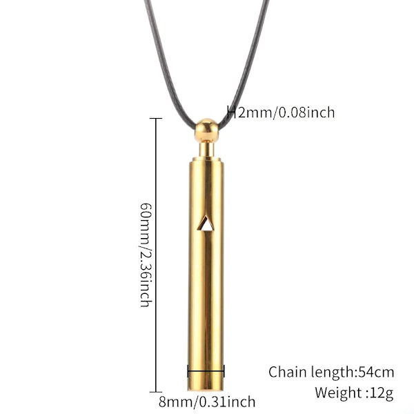 Mindful Breathing Necklace Mindful Anapana Breathing Necklace Rose Gold