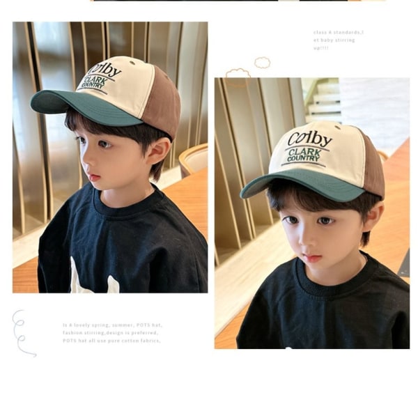 Børnebaseballhat Peaked Cap GREENSTYLE 1 STYLE 1 GreenStyle 1