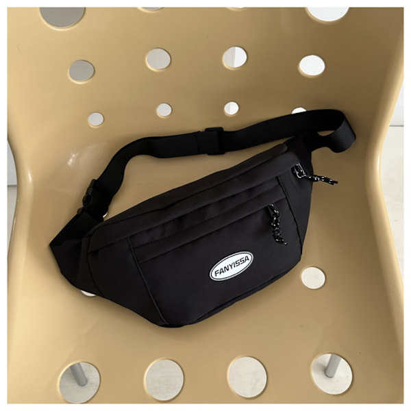 Messenger taske skoletasker SORT Black