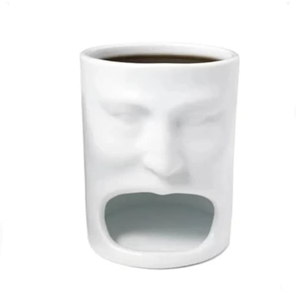 Morsom ansiktskaffekopp Keramisk kopp Pai-spisekopp