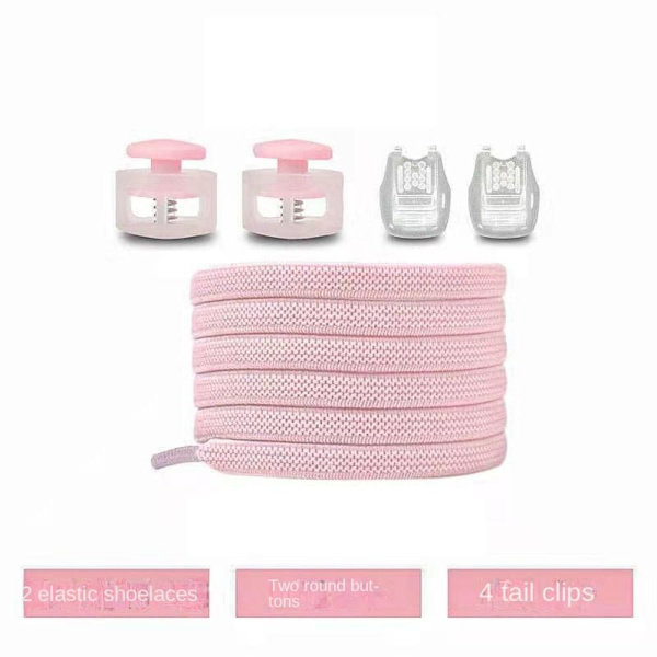 No Tie Snørebånd Child Spring Lock Snørebånd PINK pink