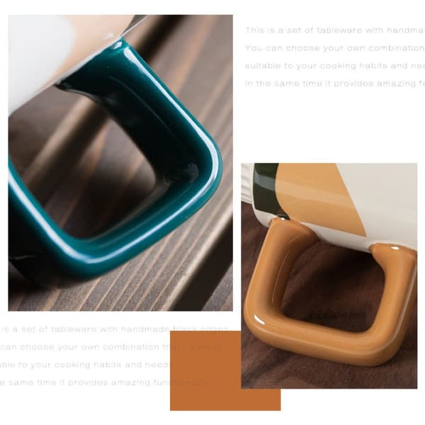 Morandi Kaffekopp Keramisk Hand Kaffemugg Vattenkopp CACTUS cactus
