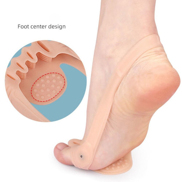 Fem hål Tå Splitter Relief Massage Front Palm HUD HUD Skin