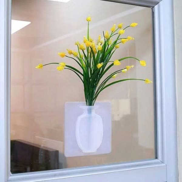 Silikon Blomvas Sticky Vase BLÅ-B BLÅ-B Blue-B