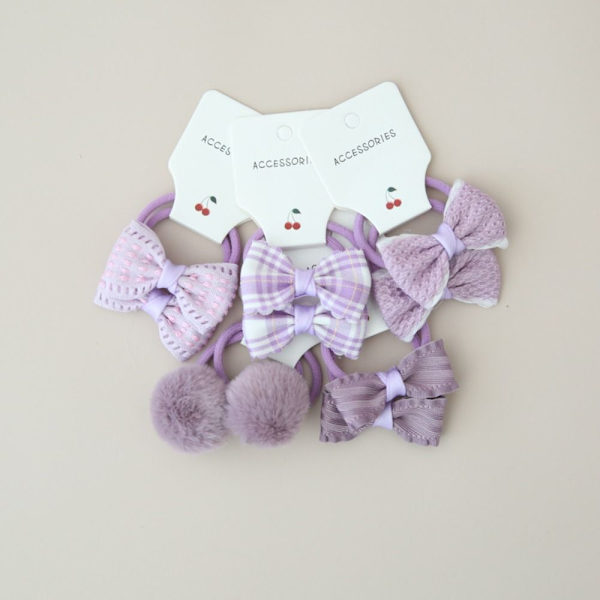 10 kpl elastinen kuminauha hiussolmiot Bowknot 3 3 3