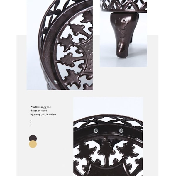 Plantepottebakke Plante metalstativ 6 6 6