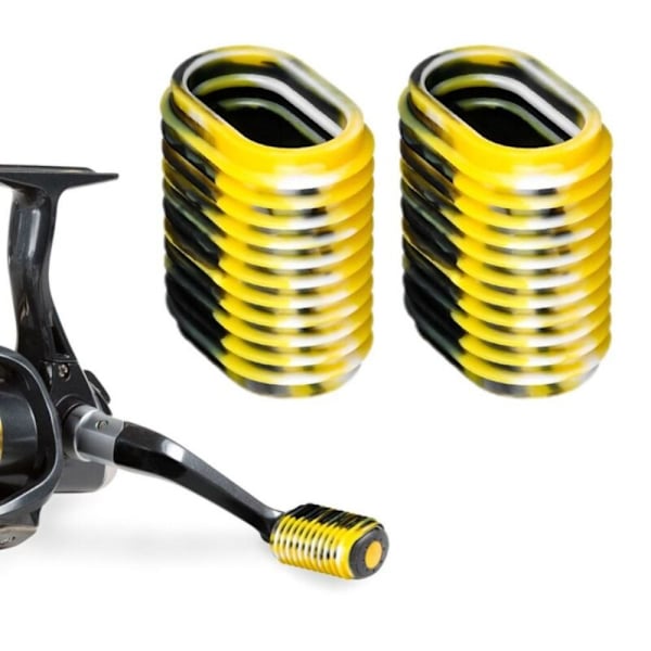 2 Stk Fiskehjulshåndtag Beskyttelsesgreb GUL Yellow