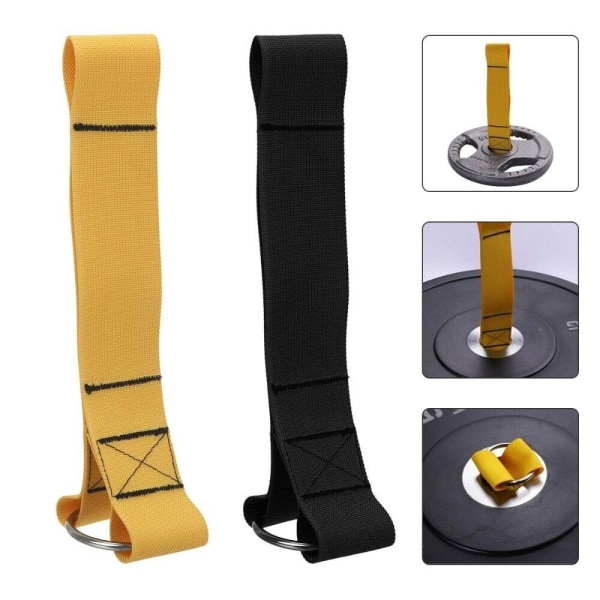 Dumbbell Load Bearing Bælte Loading Pin SORT Black