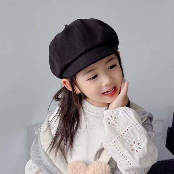 Baby Basker Hatt Barn Basker SVART black