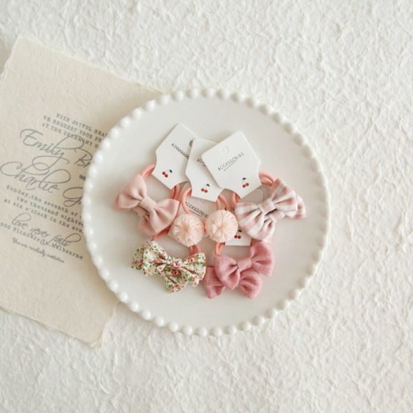 10 stk Elastisk gummibånd Hårbånd Bowknot 9 9 9