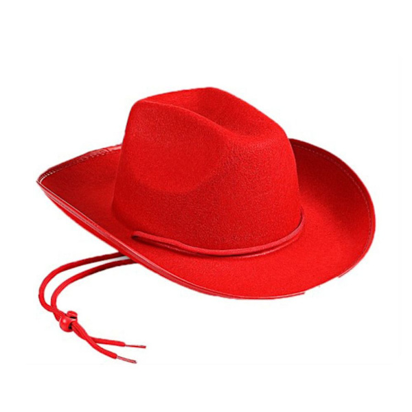 Cowboy Hat Cowgirl Hat PUNAINEN PUNAINEN Red