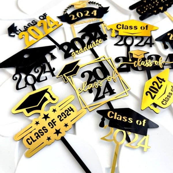 Graduation Cake Toppers Graduation Party Supply 3 3 3