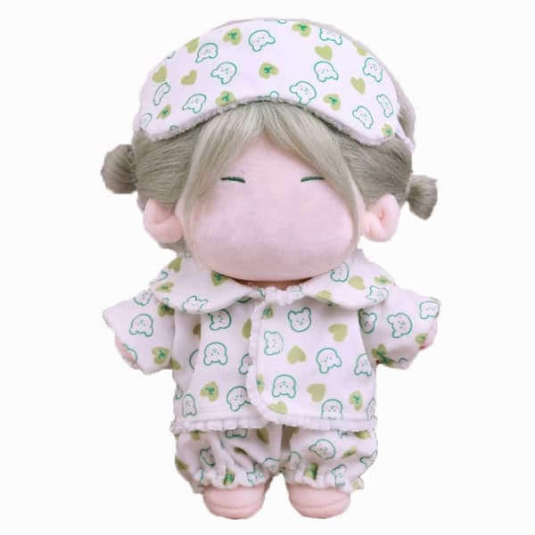 Dockkläder Dockpyjamasdräkt GRÖN green