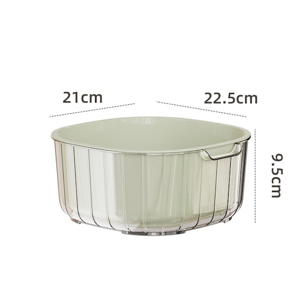 Tömningskorg Grönsakstvättställ GRÖN 2,5L 2,5L green 2.5L-2.5L
