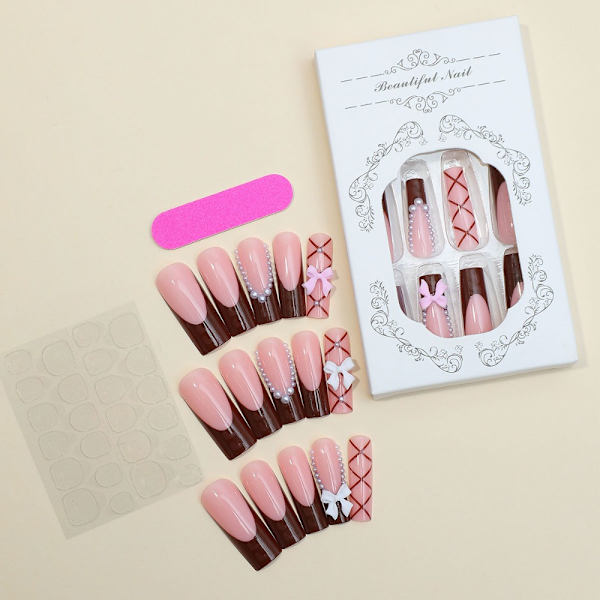 Ballerina False Nails Fake Nails Nageltips XD-88-21