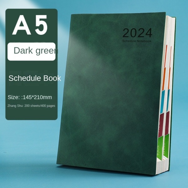 Notebook Timeplan RØD Red