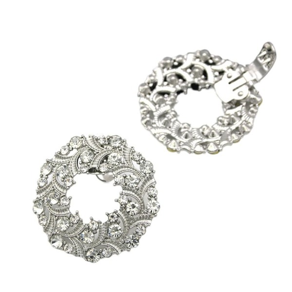 2 stk. Sko Dekorationer Klip Glansfulde Klip HVID S0139 S0139 white S0139-S0139