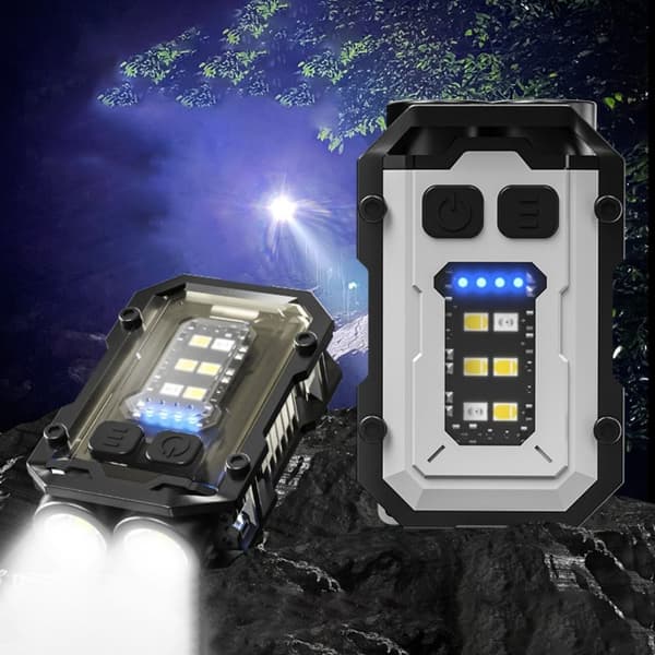 Avaimenperän valo Mini taskulamppu MUSTA black