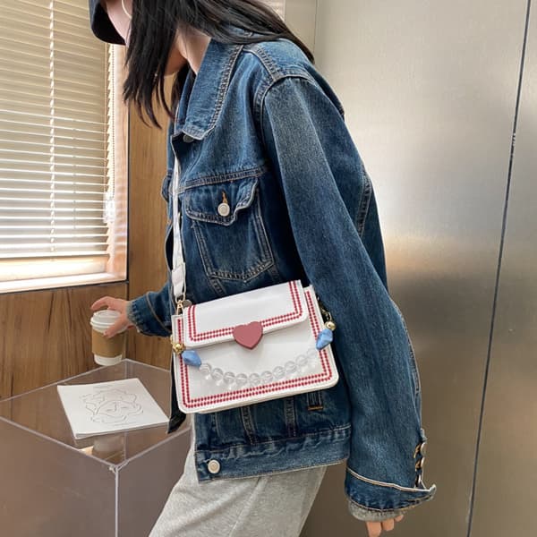 Messenger Taske Skuldertaske HVID white