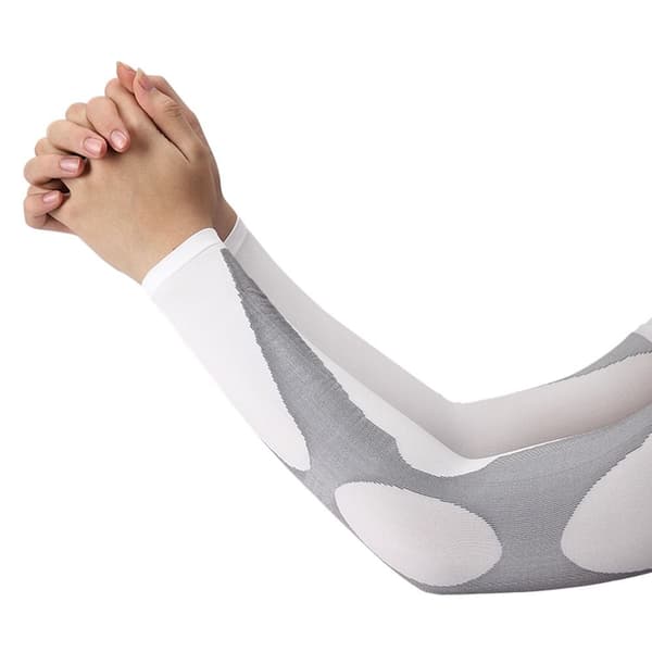 Solbeskyttende armermer HVIT white
