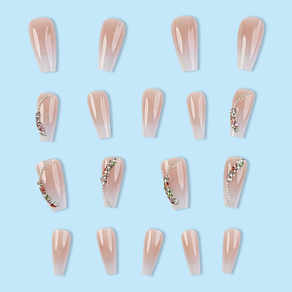 French Fake Nails Ballerina False Nail Press on Nails
