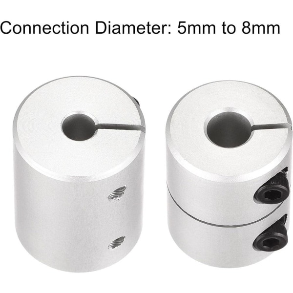 2 stk Joint Motor Connector Clamp-On koblinger 7MM X 5MM 7MM X 7mm x 5mm