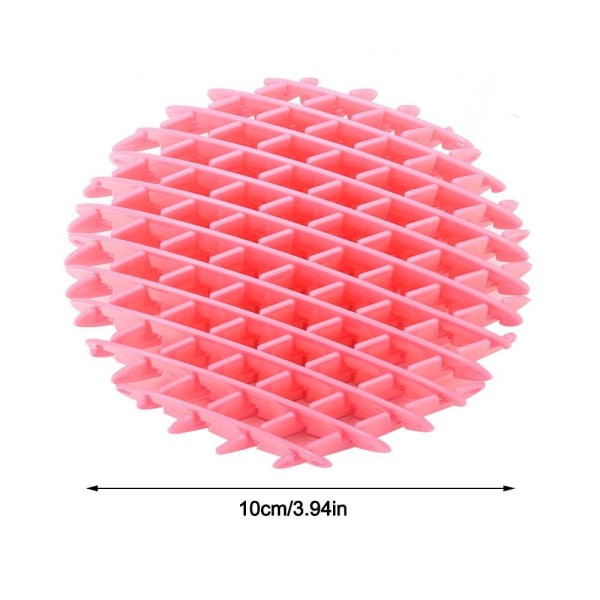 Worm Big Fidget -lelu 3D- printed elastinen mesh , PINK pink