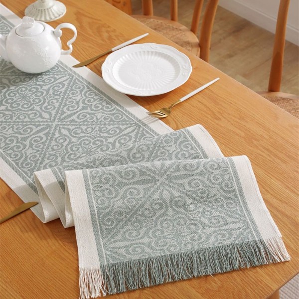 Bordløbere Simple Fringe Table Flag STYLE 2 STYLE 2 style 2