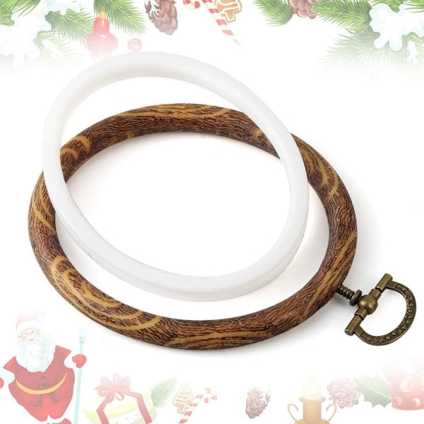 Tatuering Stretch Oval Broderi Stretch Broderad Blomsterram