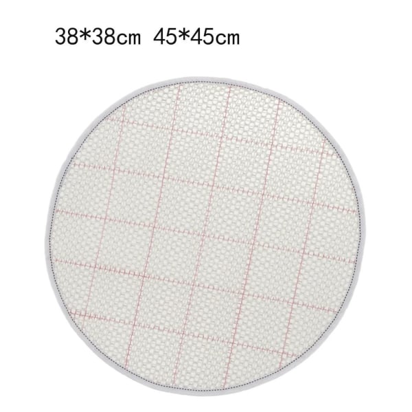 Blank Matta Hooking Mesh Canvas 45X45CMROUND RUND 45x45cmRound