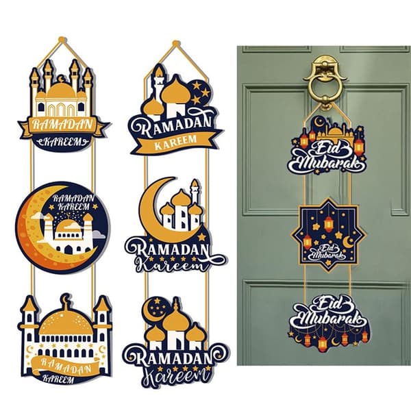 Eid Mubarak Dørpynt Ramadan Smykker STIL 3 STIL 3