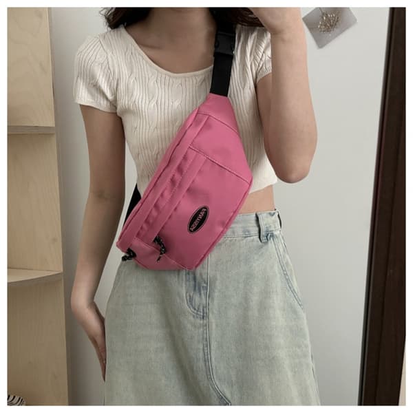 Messenger taske skoletasker SORT Black