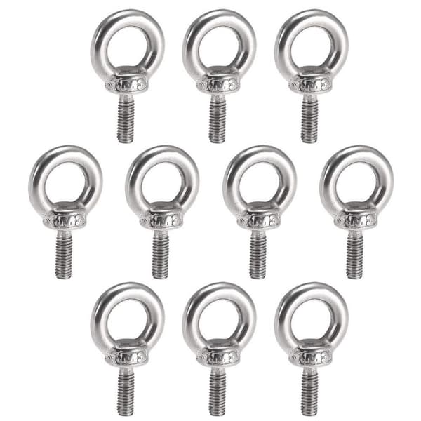 10 st lyftöglor med ring, öglebultar för maskiner 10PCS