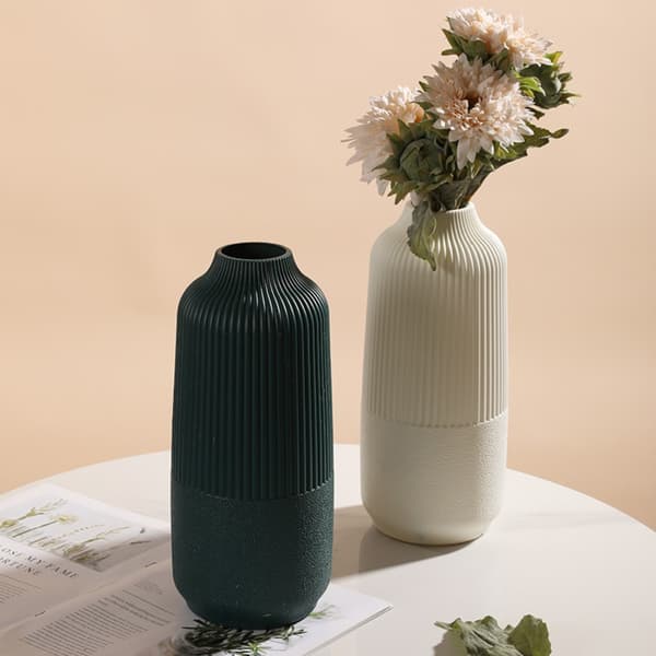 Blomstervase Blomsterpotte HVIT S White S