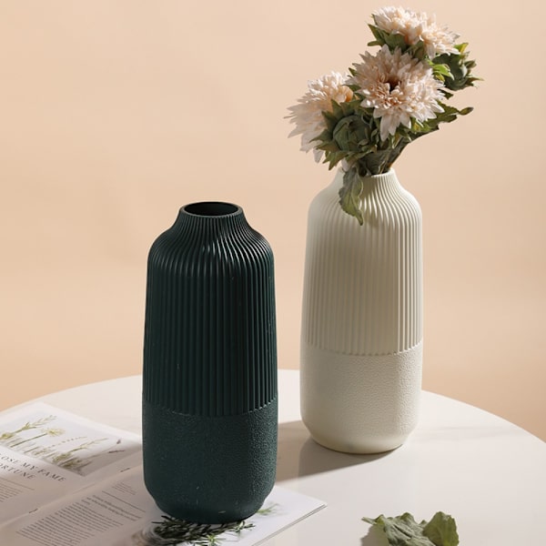 Blomvas Blomkruka VIT L White L