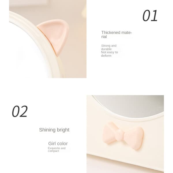 Sminkspegel Rosa Pink